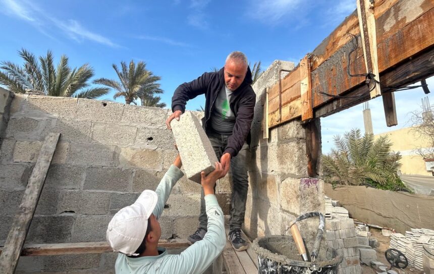 it fails under testing but its what we have ban forces palestinians to make their own cement from rubble 6a0c19f2a5a0e