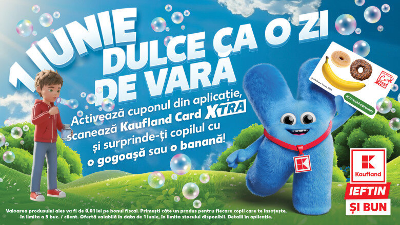 p kaufland celebreaza ziua copilului cu surprize dulci la doar 1 ban prin kaufland card xtra si reduceri de pana la 50 la jucarii 6a19aae884d71