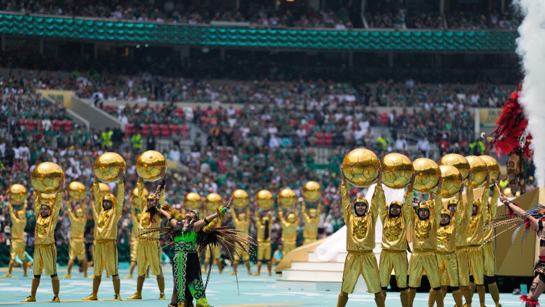 foto campionatul mondial de fotbal 2026 deschis oficial cu o festivitate la ciudad de mexico shakira show pe stadionul azteca 6a2b0e25af9ce
