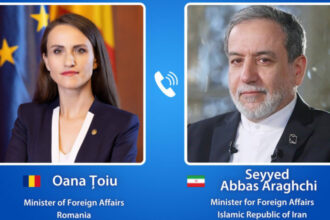 oana toiu discutie cu seful diplomatiei iraniene am subliniat necesitatea redeschiderii in conditii de siguranta a stramtorii ormuz 6a3ec69ba86f2