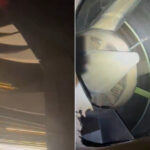 video avion lovit de fulger la scurt timp de la decolare aeronava avea la bord 217 pasageri 6a2d9508741c4
