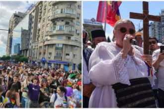 video cateva zeci de mii de oameni participa la marsul lgbt din bucuresti contramanifestatia marsul normalitatii condusa de diana sosoaca 6a2d78c2ecc8a