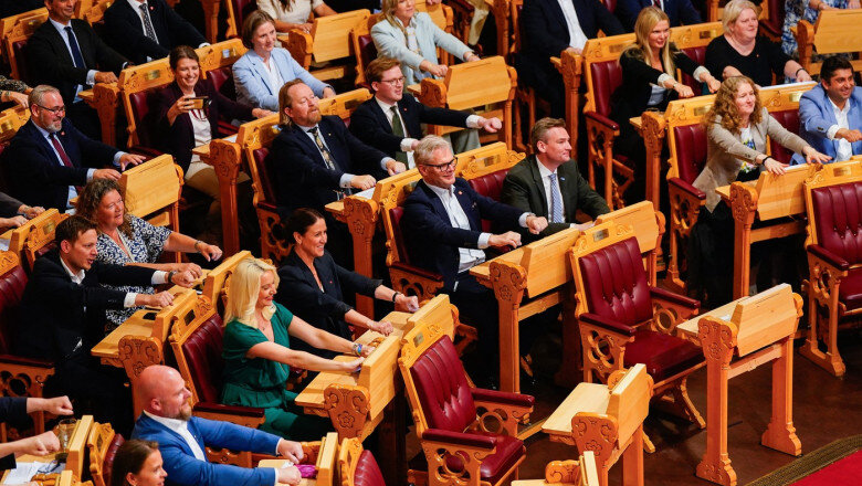video cm 2026 deputatii norvegieni i au imitat pe suporterii echipei nationale chiar in timpul sedintei parlamentare 6a358c015b01a