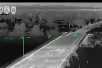 video fortele ucrainene au publicat imagini cu un atac asupra unui pod din armiansk 50 de camioane cu combustibil luate prin surprindere 6a2affee76d63