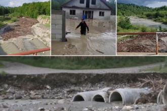 video prapad in zeci de localitati din romania dupa ploile de ieri imagini cu viitura care umfla apele unui rau mai multe sate sunt izolate 6a253c7715524