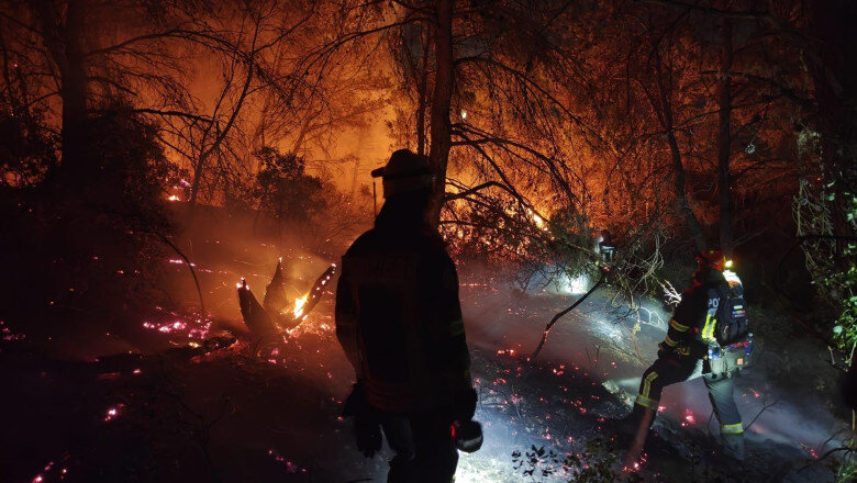 galerie foto prima misiune a pompierilor romani in franta pentru stingerea unui incendiu de padure interventia ingreunata de vantul puternic 6a465b36946f0