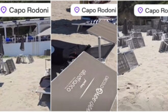 video cazul bizar al celor 300 de sezlonguri furate de pe o plaja din italia sunt expuse la vedere dar proprietarii nu le pot recupera 6a619a3a2b521