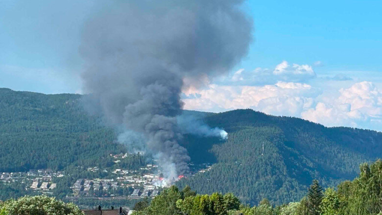video incendiu devastator in norvegia sute de oameni evacuati si peste 100 de case distruse 6a5b3b09dee87