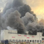 video incendiu la un centru logistic al wildberries din orasul rus riazan dupa un atac cu drone 6a699f7319023