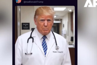 video presedintele sua a publicat un videoclip generat de ia in care apare ca doctor care vindeca sindromul delirant anti trump la vedete 6a47ac8eeea56