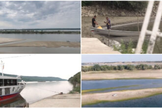 video seaca dunarea nave blocate de patru zile la mal imagini dezolante cu fluviul care a ajuns la cel mai mic nivel din ultimii 22 de ani 6a55bcb8484d8
