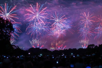 video spectacol impresionant de artificii la finalul evenimentelor de ziua nationala a sua s au folosit 850 000 de materiale pirotehnice 6a4a33903fb51